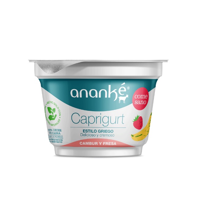 Caprigurt Cambur y Fresa 110g