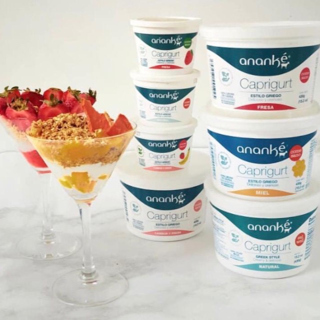 Caprigurt Cambur y Fresa 430g