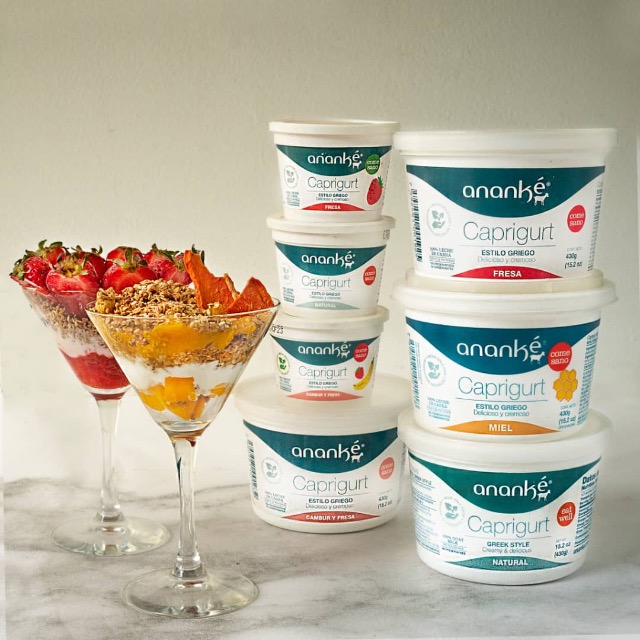 Caprigurt Cambur y Fresa 110g