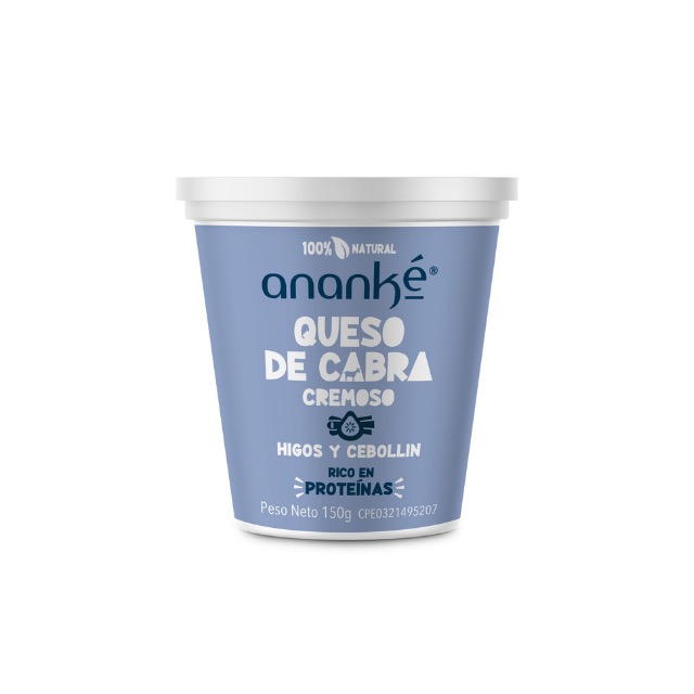 Queso de Cabra Cremoso Higos y Cebollín 150g
